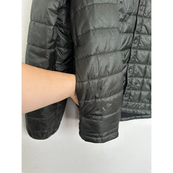 Lululemon Ukee Quilted Puffer Jacket Snap Button Gator Green Athleisure Mens XXL